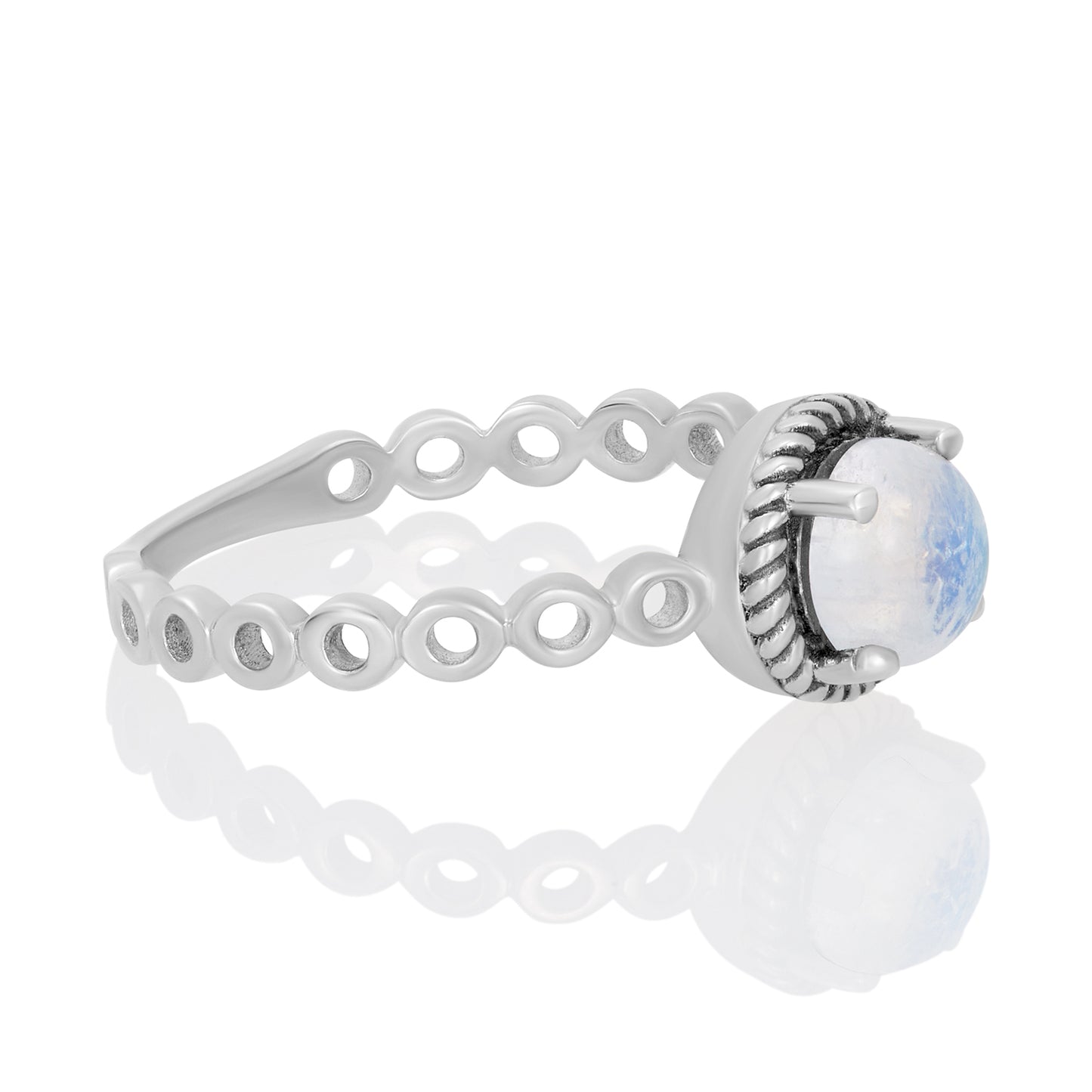Sterling Silver Ring Moonstone IGR-1389 Size 8