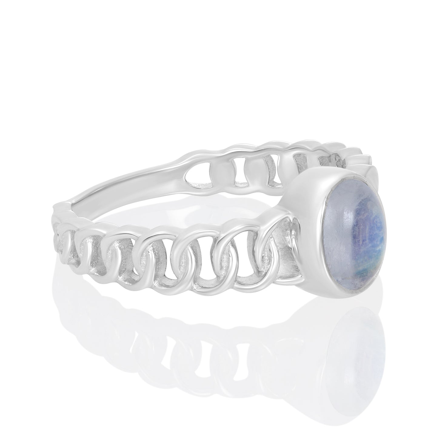 Sterling Silver Ring Moonstone IGR-1574 Size 6