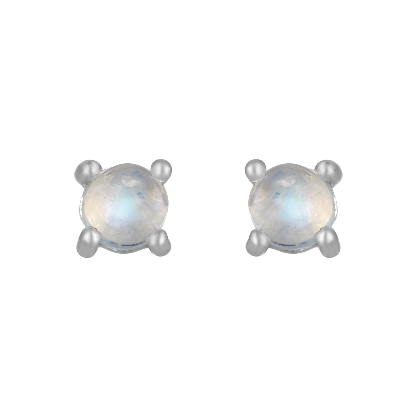 Sterling Silver Earrings Moonstone (3pr card) IGE-1068