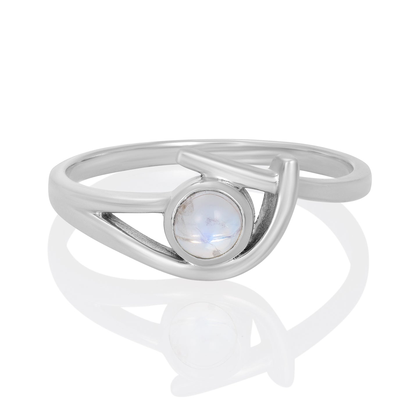 Sterling Silver Ring Moonstone IGR-1600 Size 9