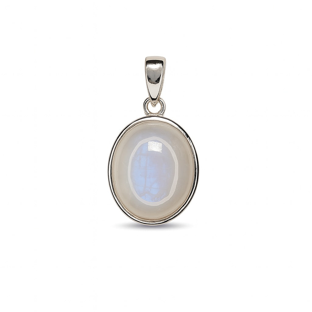 Sterling Silver Pendant Moonstone IGP-763