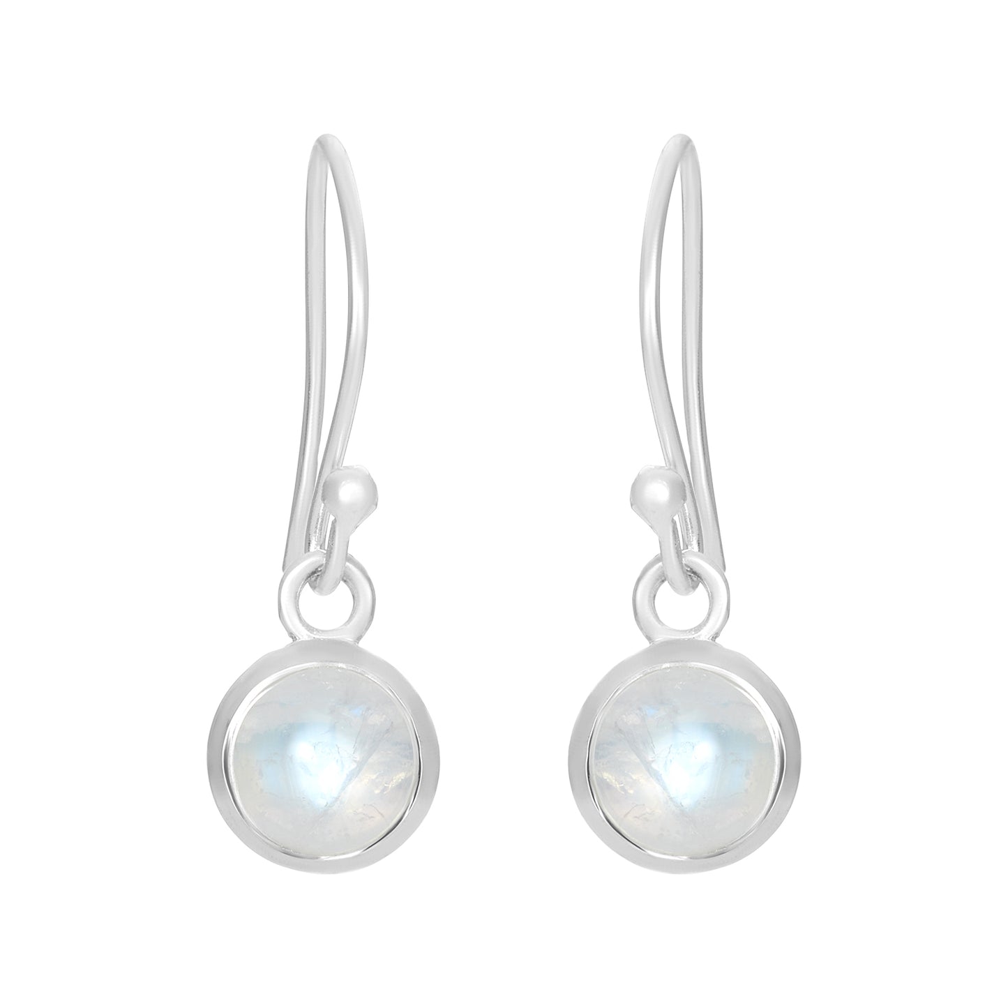 Sterling Silver Earrings Moonstone IGE-831