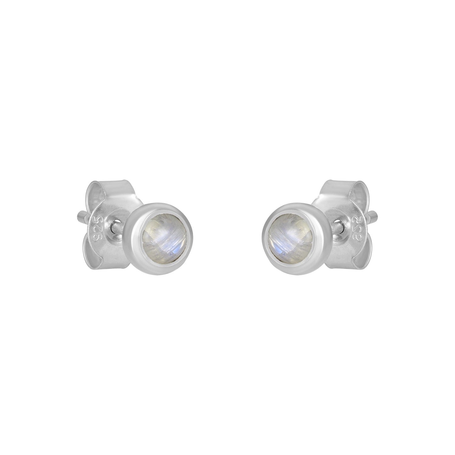 Sterling Silver Earrings Moonstone IGE-1072