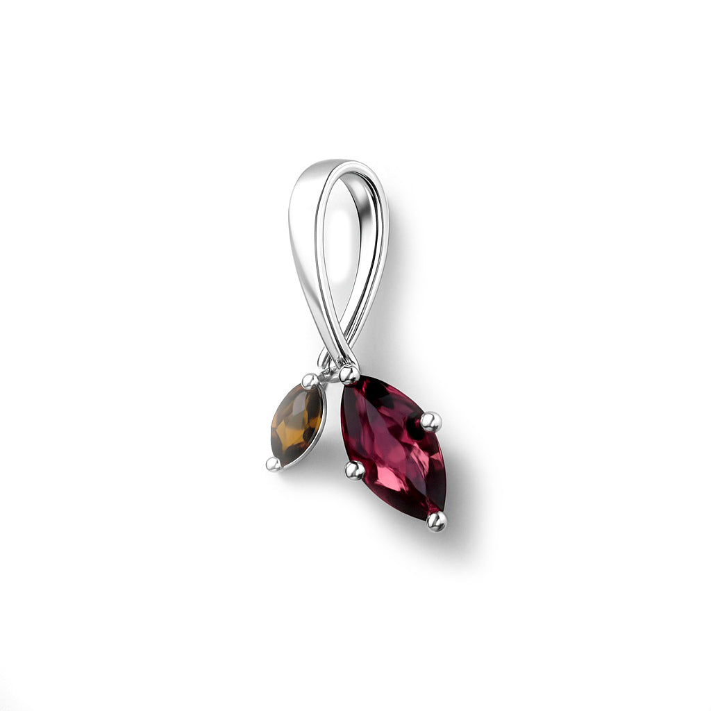 Sterling Silver Pendant Tourmaline IGP-674