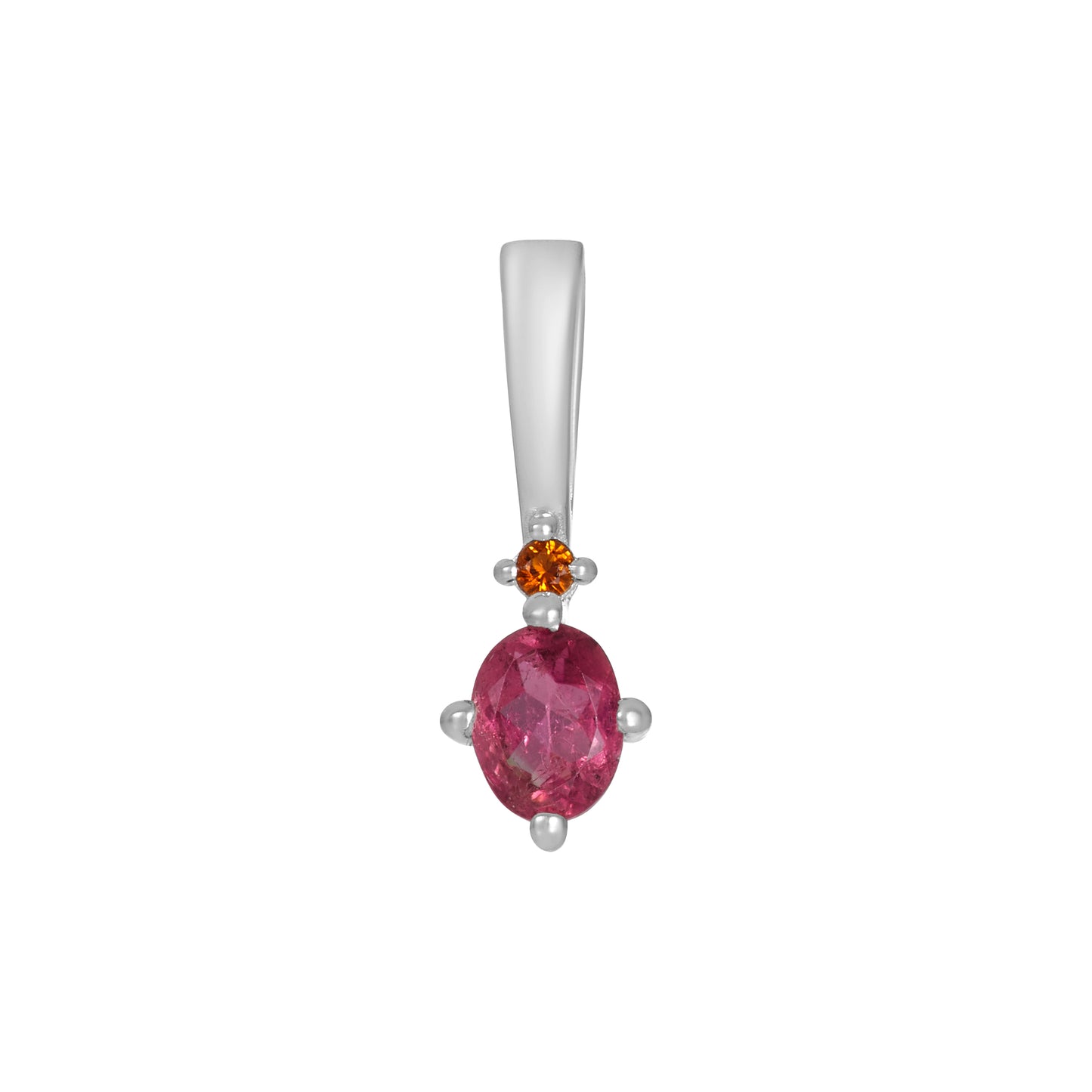 Sterling Silver Pendant Tourmaline IGP-702