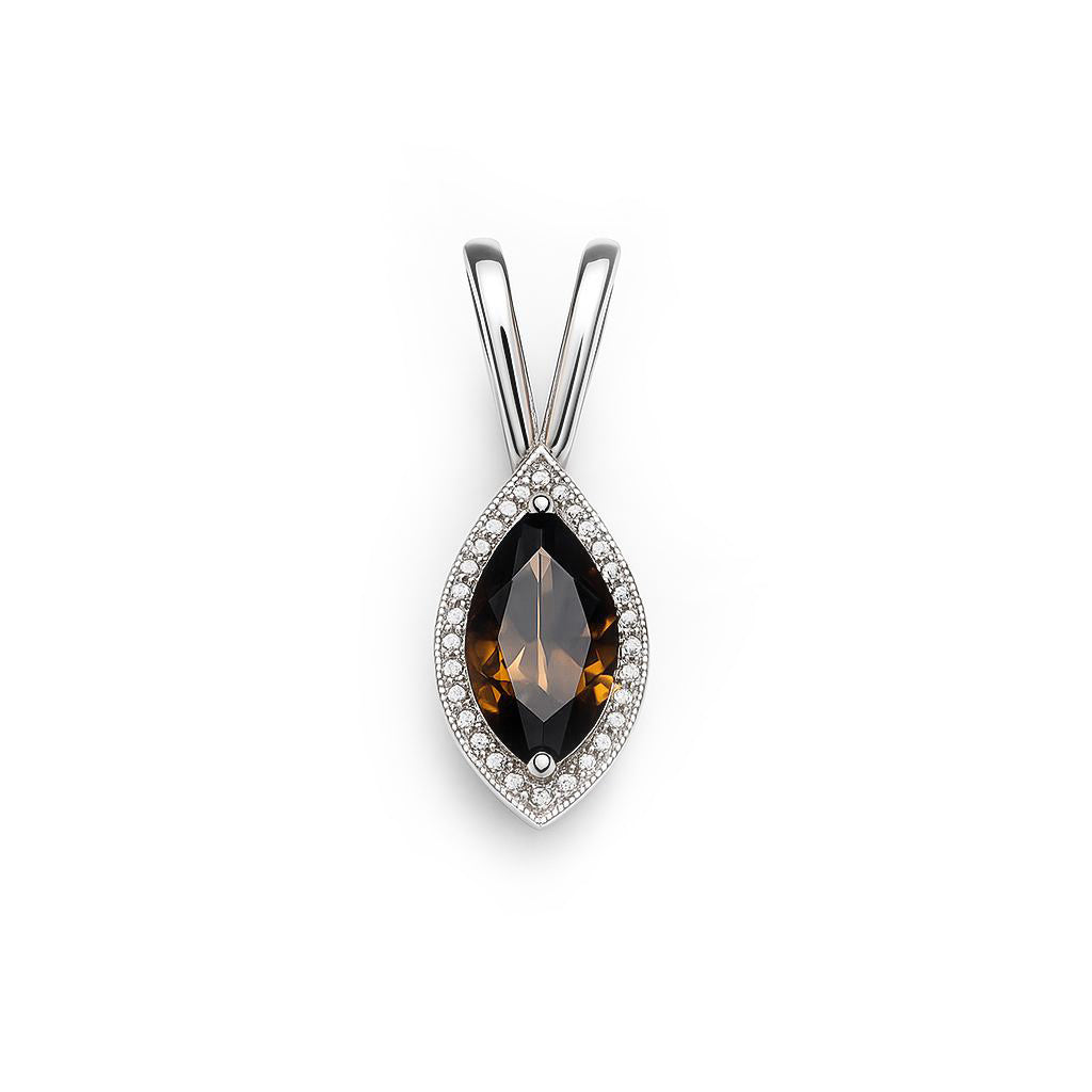 Sterling Silver Pendant Tourmaline IGP-677