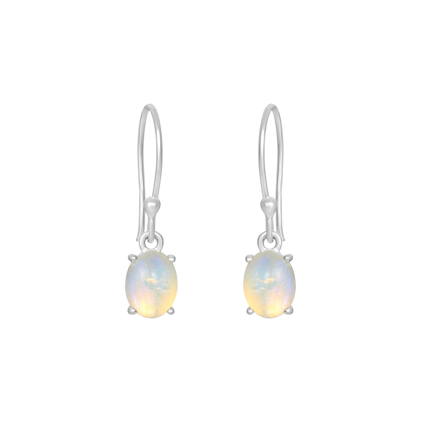 Sterling Silver Earrings Opal IGE-1128