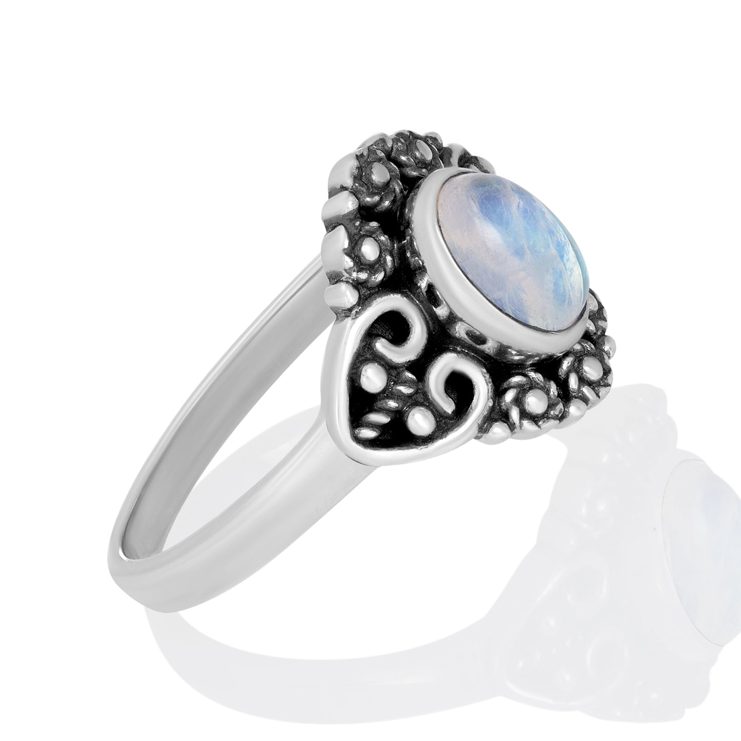 Sterling Silver Ring Moonstone IGR-1017 Size 8