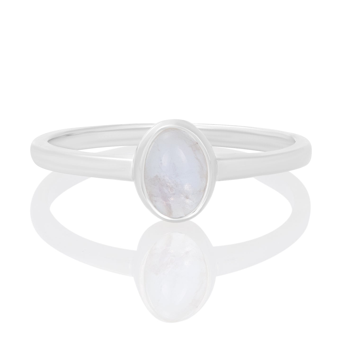 Sterling Silver Ring Moonstone IGR-2833 Size 8
