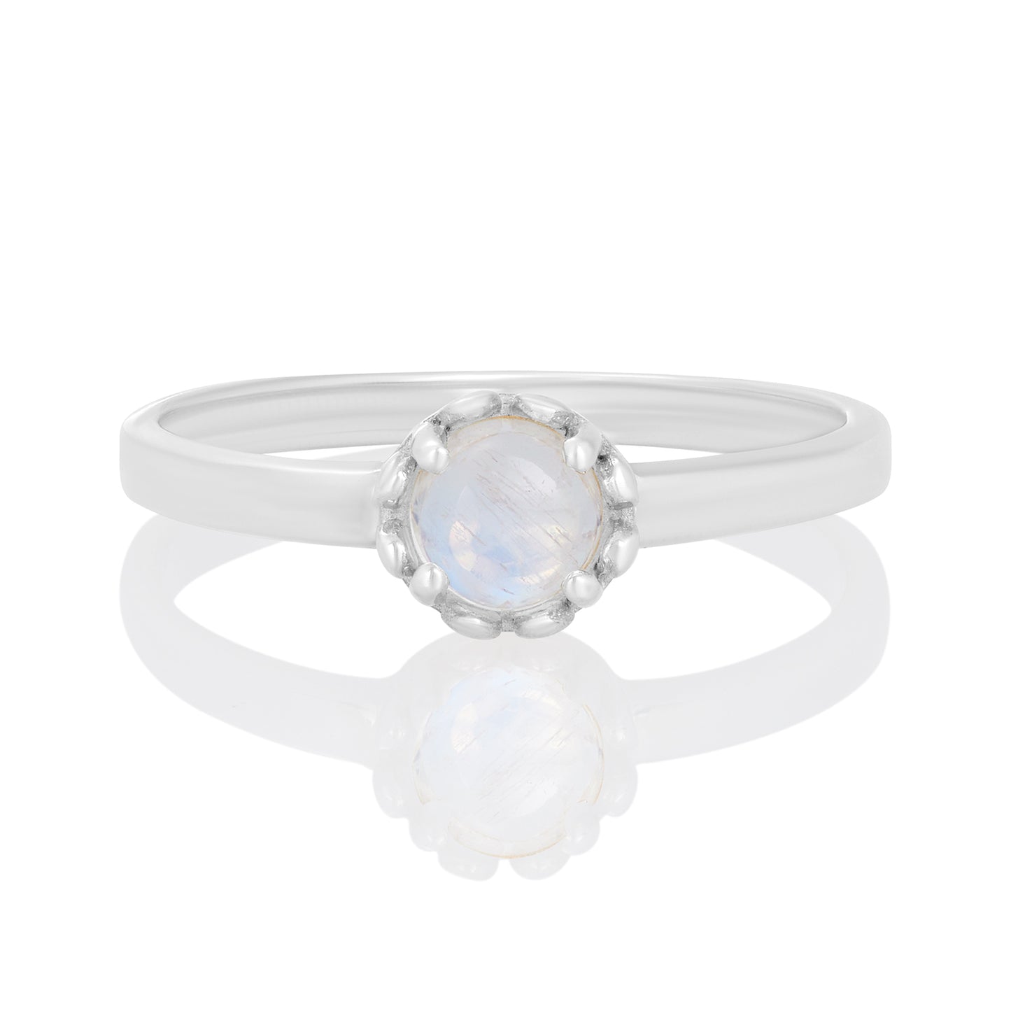 Sterling Silver Ring Moonstone IGR-1319 Size 9