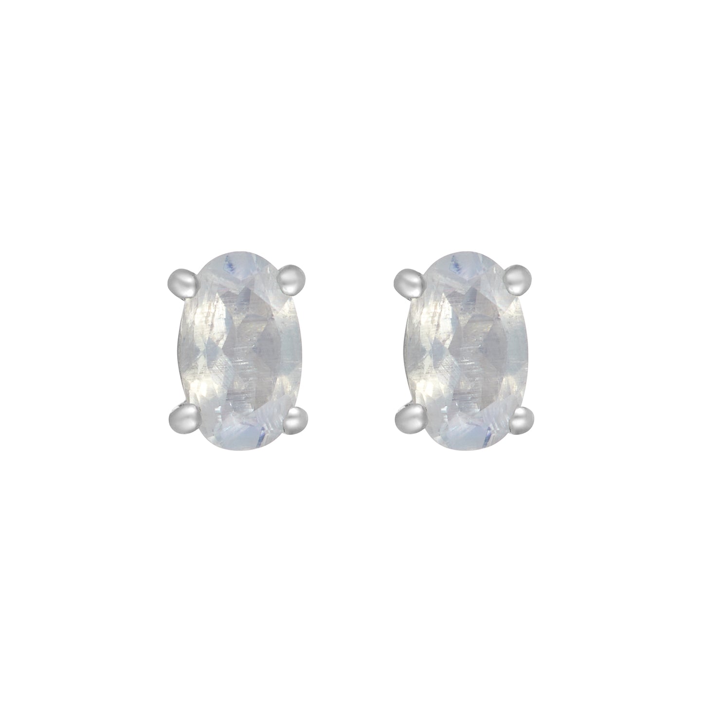 Sterling Silver Earrings Moonstone (3pr card) IGE-1323