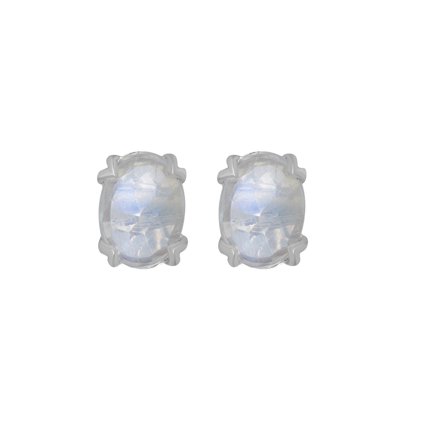 Sterling Silver Earrings Moonstone IGE-1234
