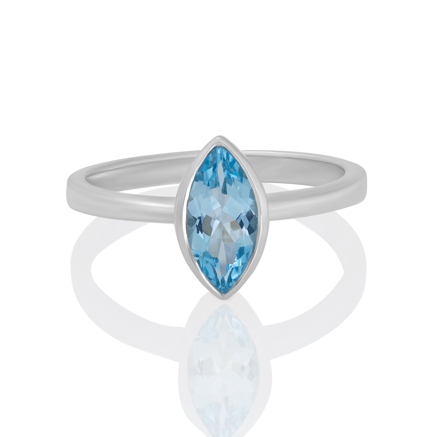 Igr-252 Blue Topaz Ring CODE-55