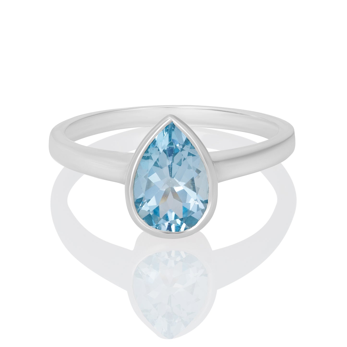 Igr-2763 Blue Topaz Ring CODE-55