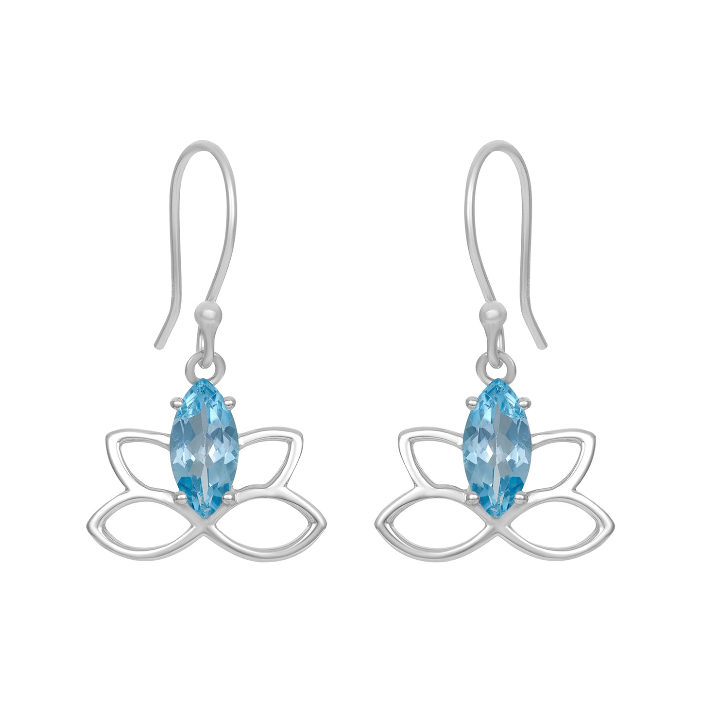 Ige-888 Blue Topaz Earring CODE-65
