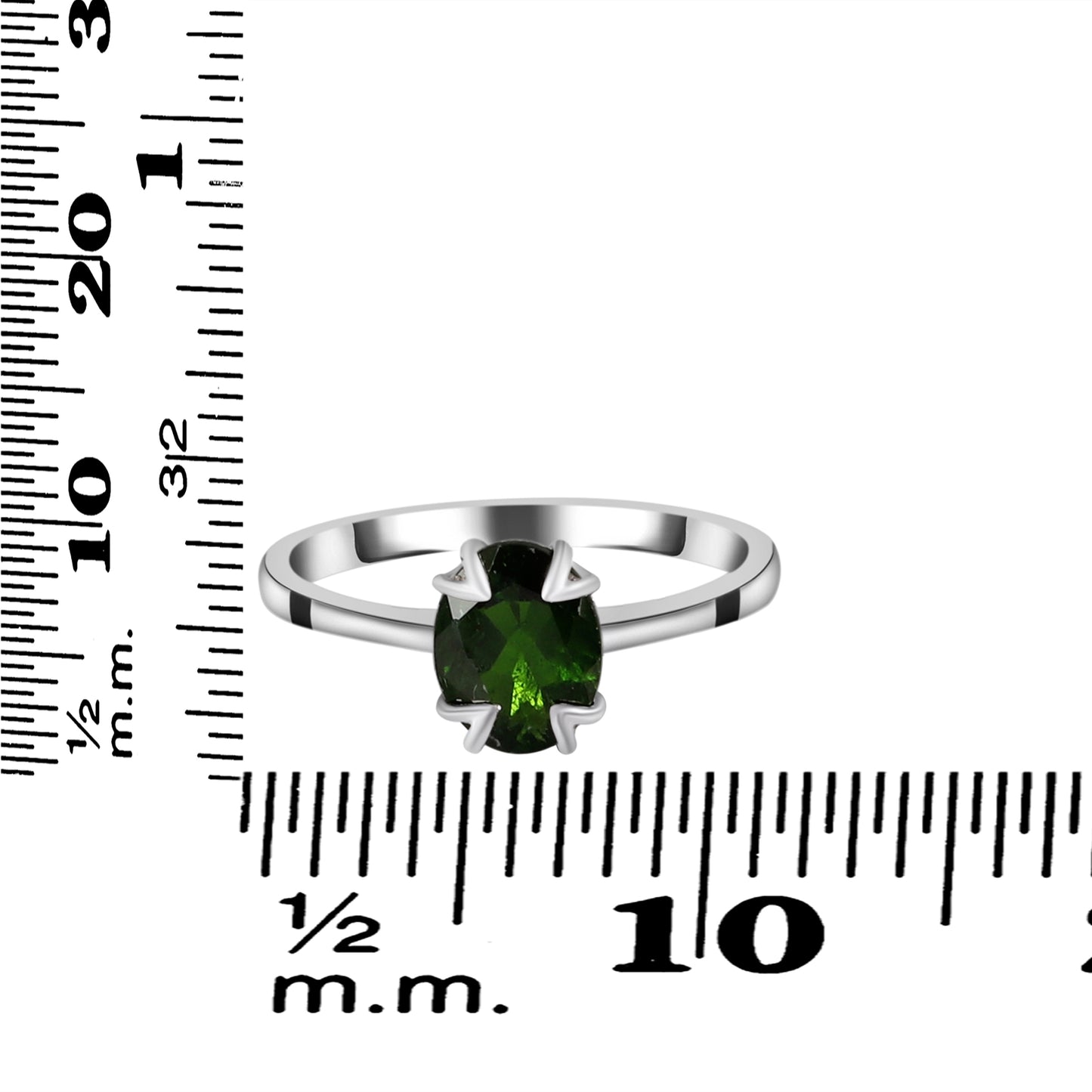 Igr-2092 Chrome Diopside Ring CODE-115