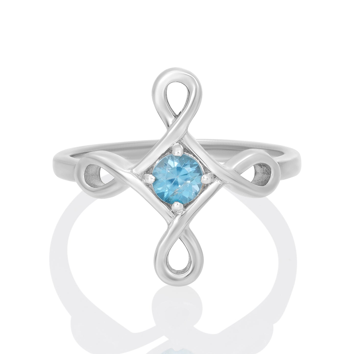 Igr-2141 Blue Cz Ring CODE-55