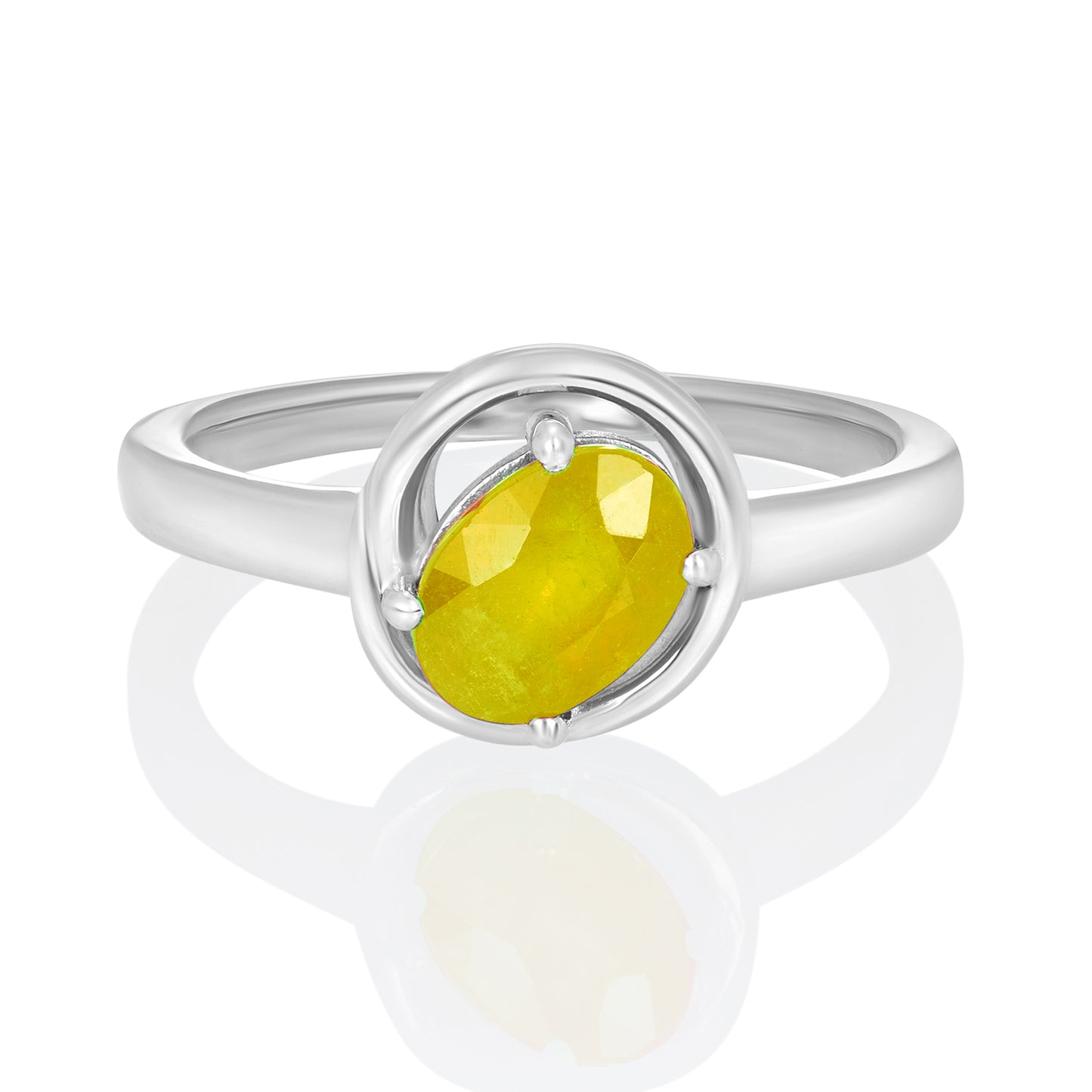 Sterling Silver Ring Peridot IGR-2028 Size 5