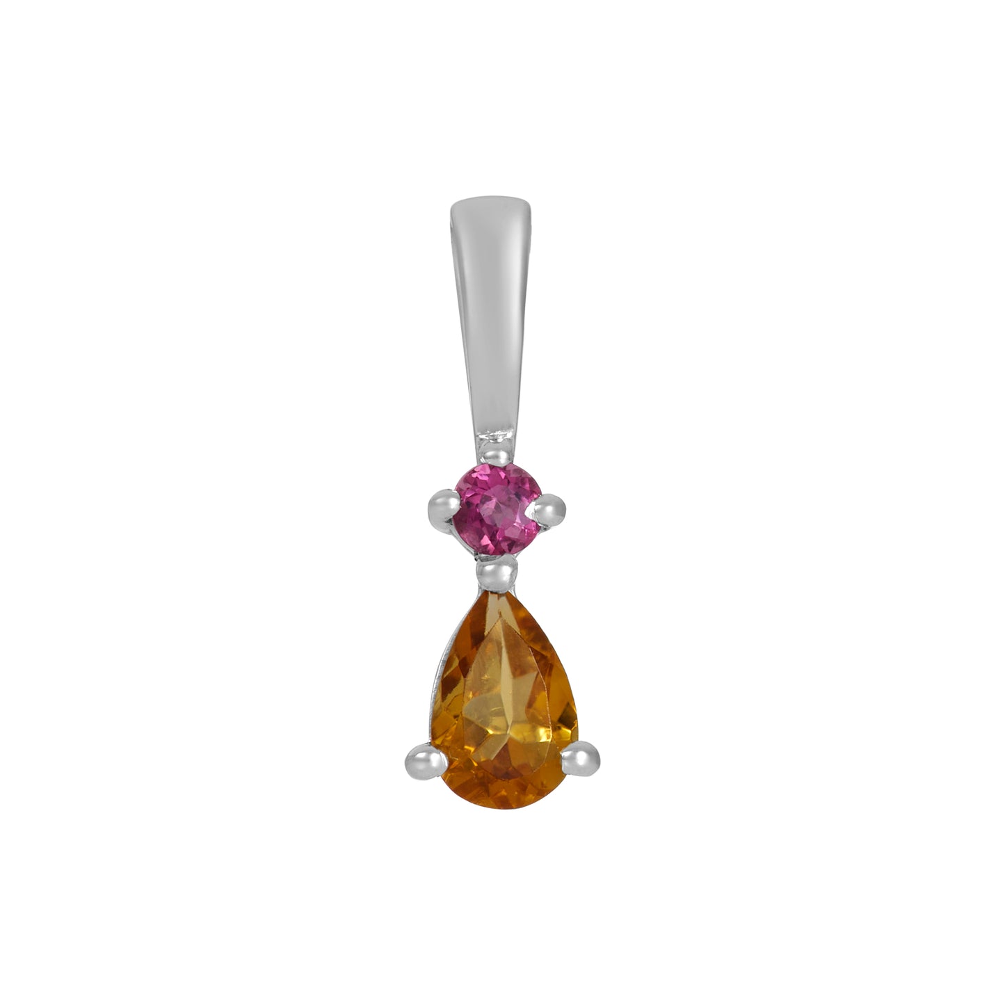 Sterling Silver Pendant Tourmaline IGP-696