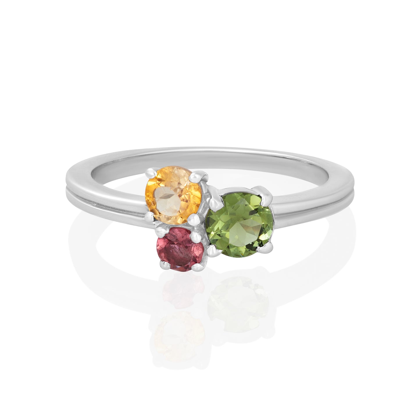 Sterling Silver Ring Tourmaline IGR-417 Size 7