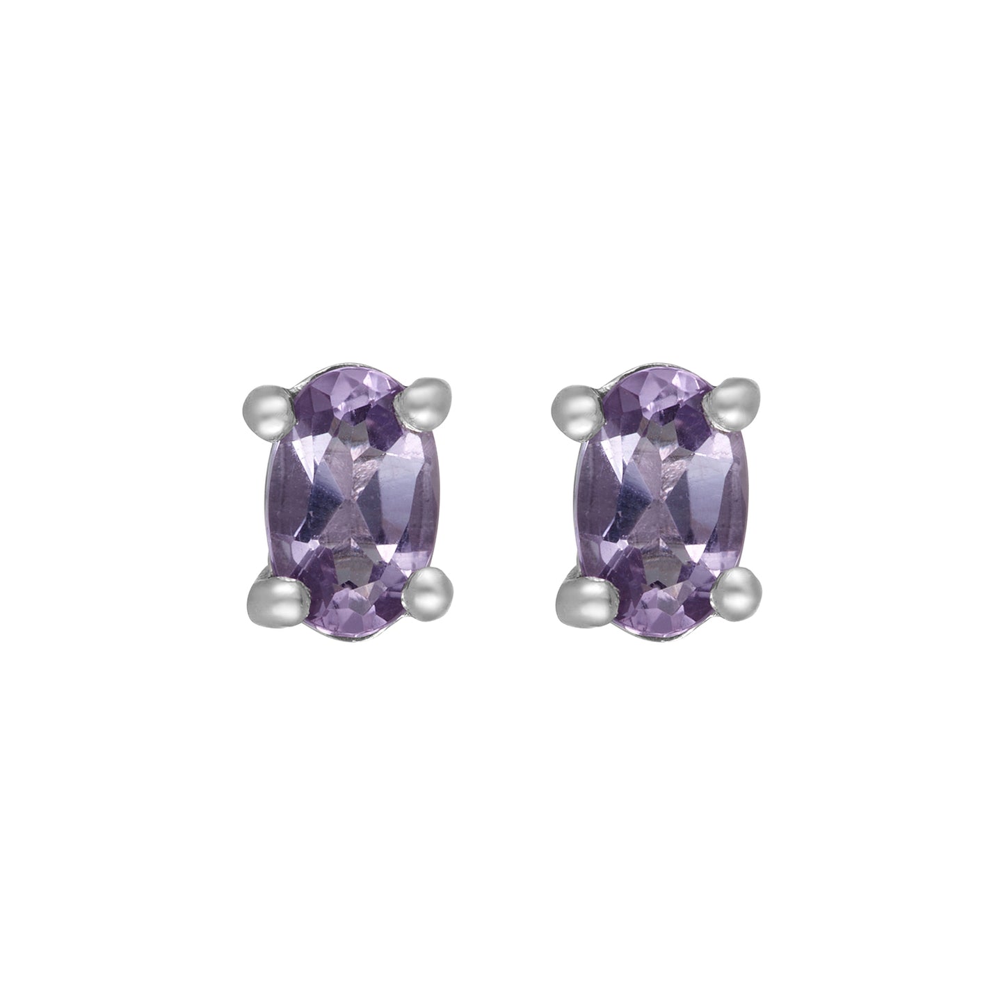 Ige-1167 Ige-1167 S.S. Earring Amethyst Jewelry CODE-105