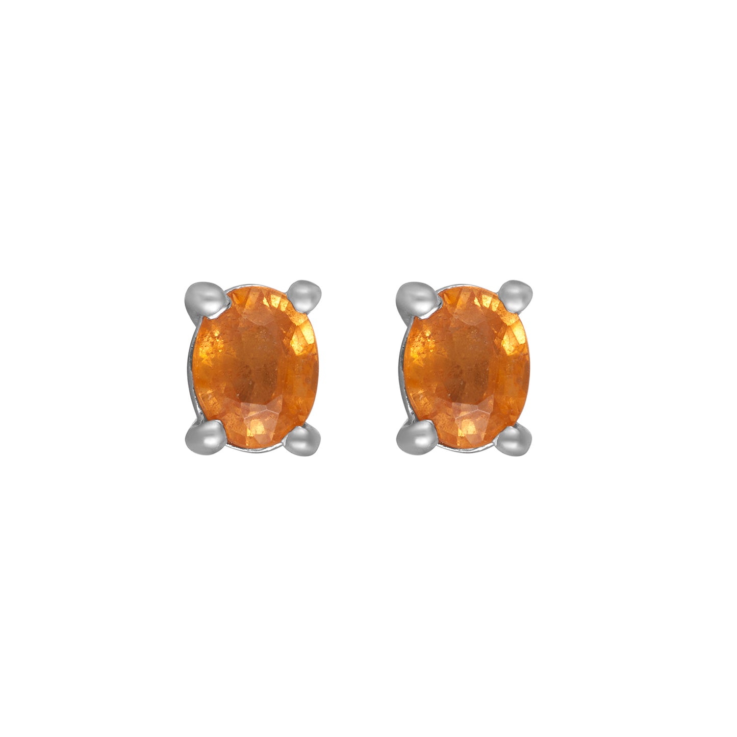 Ige-1322 Ige-1322 S.S. Earring Orange Kyanite Jewelry CODE-135