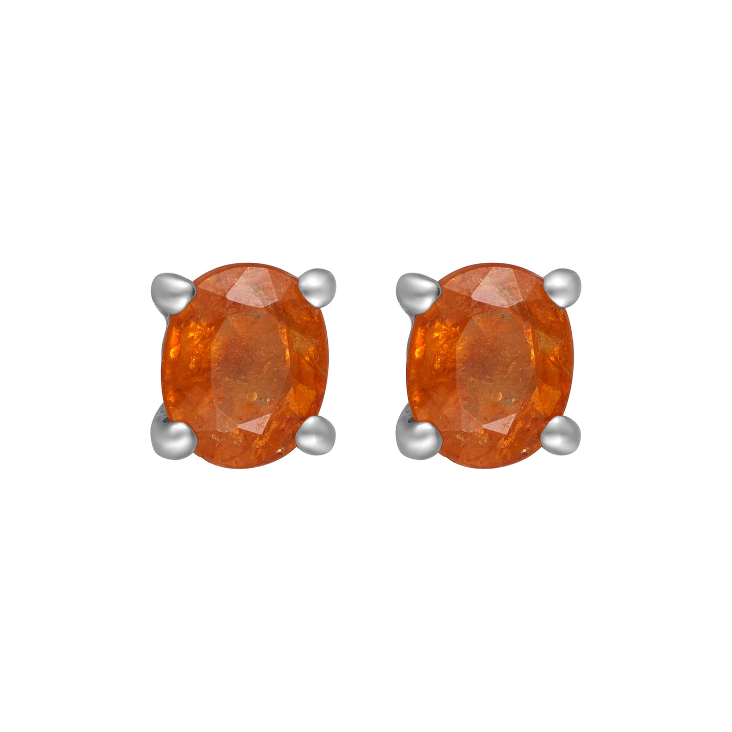 Ige-1168 Ige-1168 S.S. Earring Orange Kyanite Jewelry CODE-175