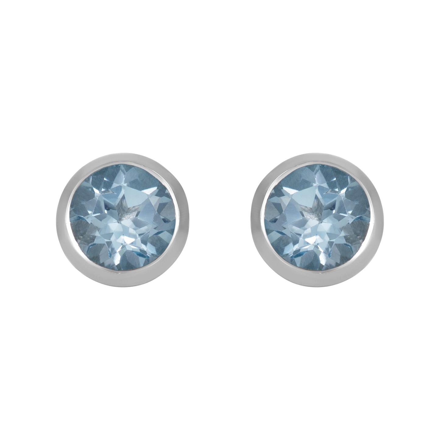 Ige-1318 Ige-1318 S.S. Earring Blue Topaz Jewelry CODE-165