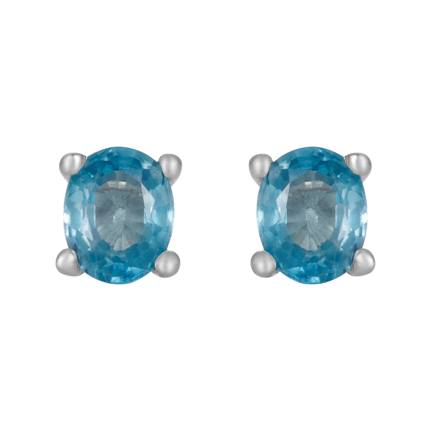 Ige-1168 Ige-1168 S.S. Earring Blue Cz Jewelry CODE-165