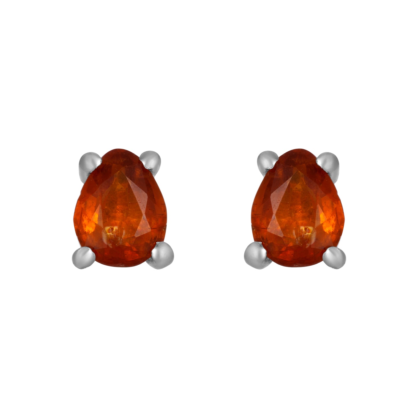 Ige-1363 Ige-1363 S.S. Earring Orange Kyanite Jewelry CODE-165
