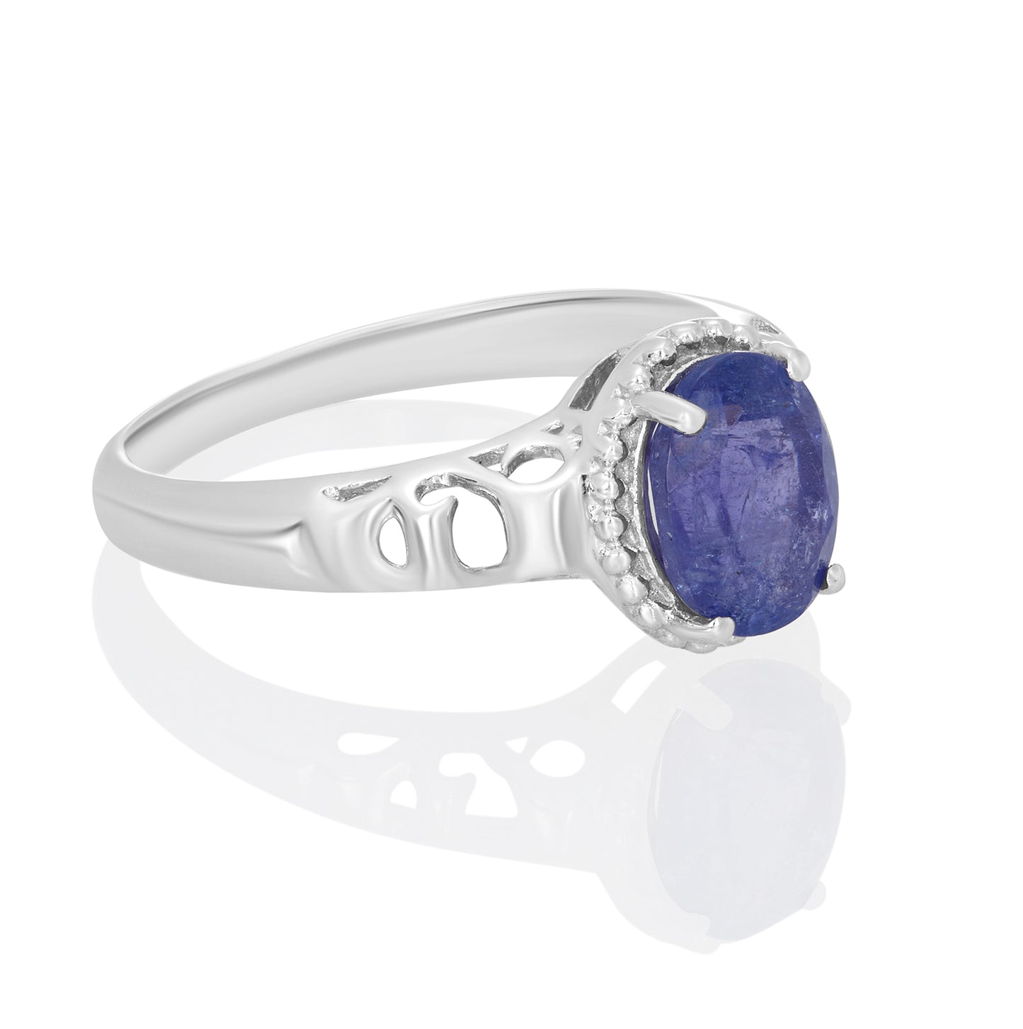 Sterling Silver Ring Tanzanite IGR-01