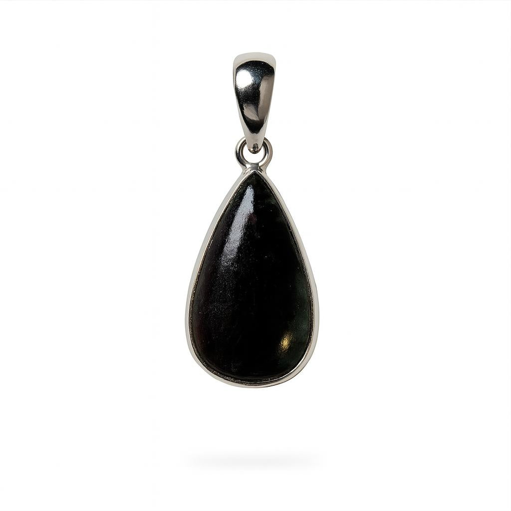 Sterling Silver Pendant Ruby Zoisite