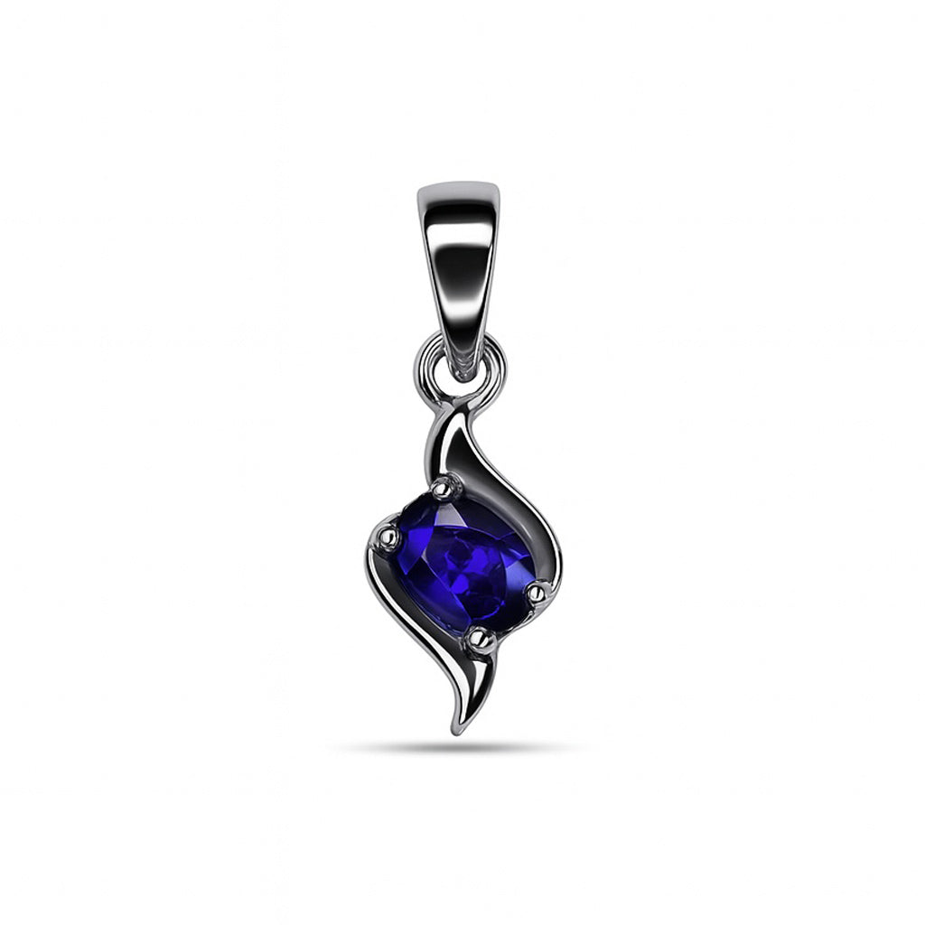Sterling Silver Pendant Tanzanite IGP-1023