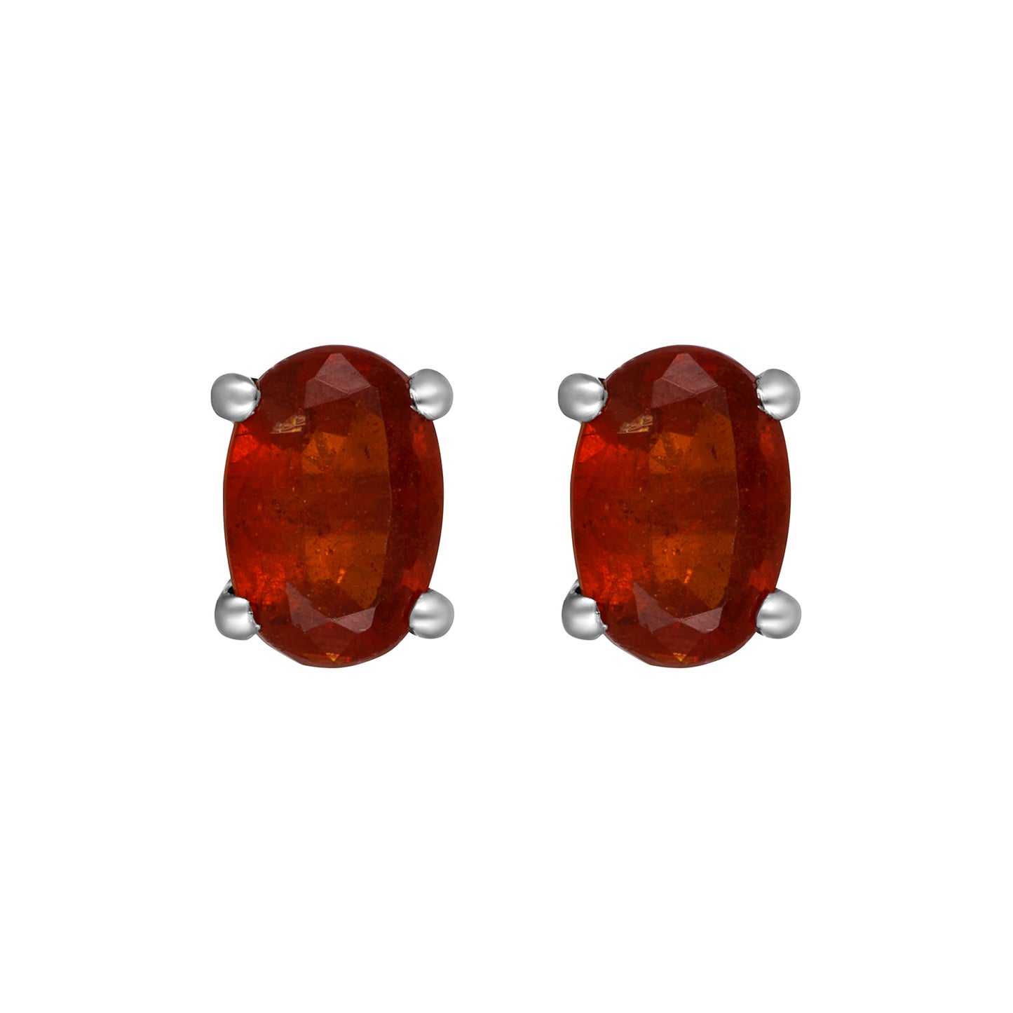 Sterling Silver Earrings Orange Kyanite (3 PR CARD) IGE-1154