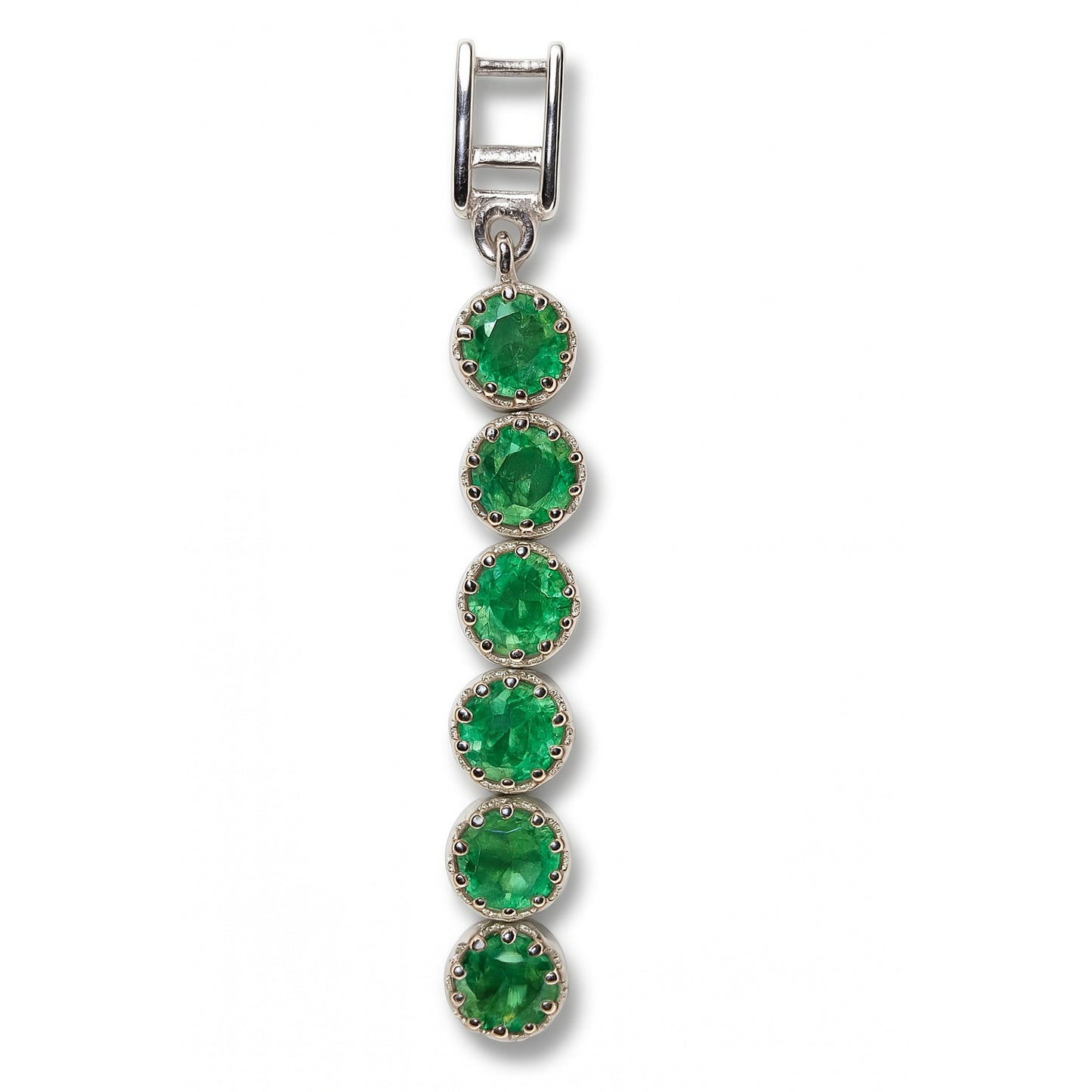 Sterling Silver Bracelet Green Kyanite IGB-174