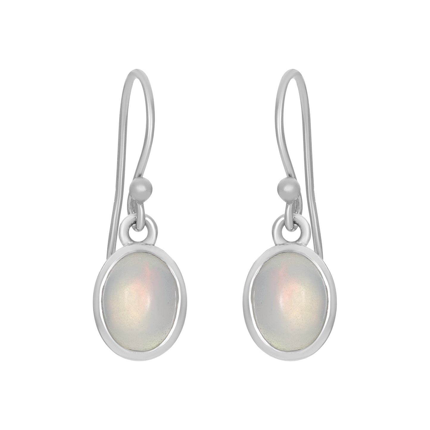 Sterling Silver Earrings Opal IGE-1232