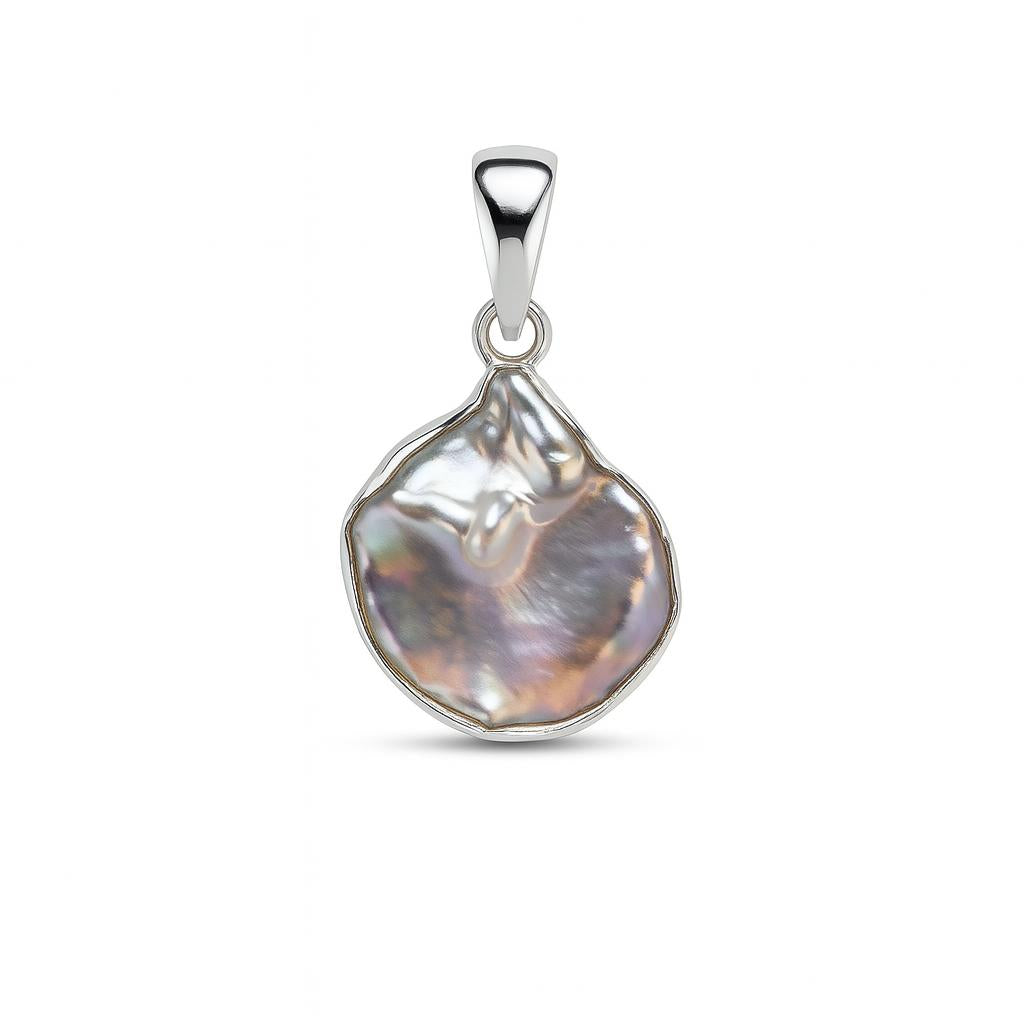 Sterling Silver Pendant Pearl