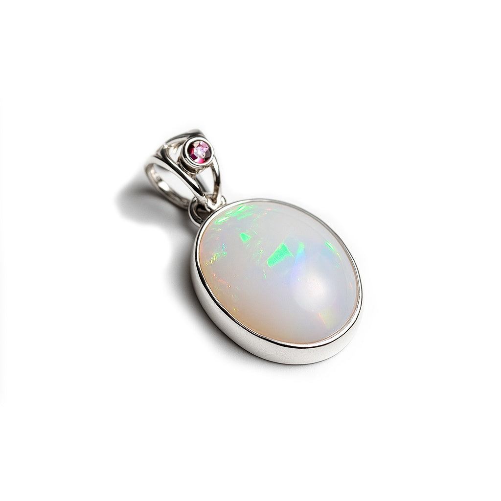 Sterling Silver Pendant Opal