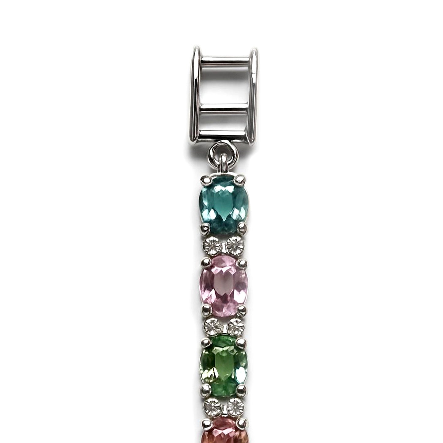 Sterling Silver Bracelet Tourmaline IGB-112