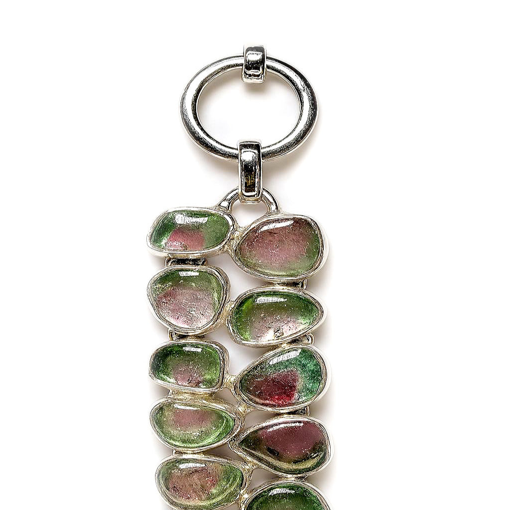 Sterling Silver Bracelet Tourmaline
