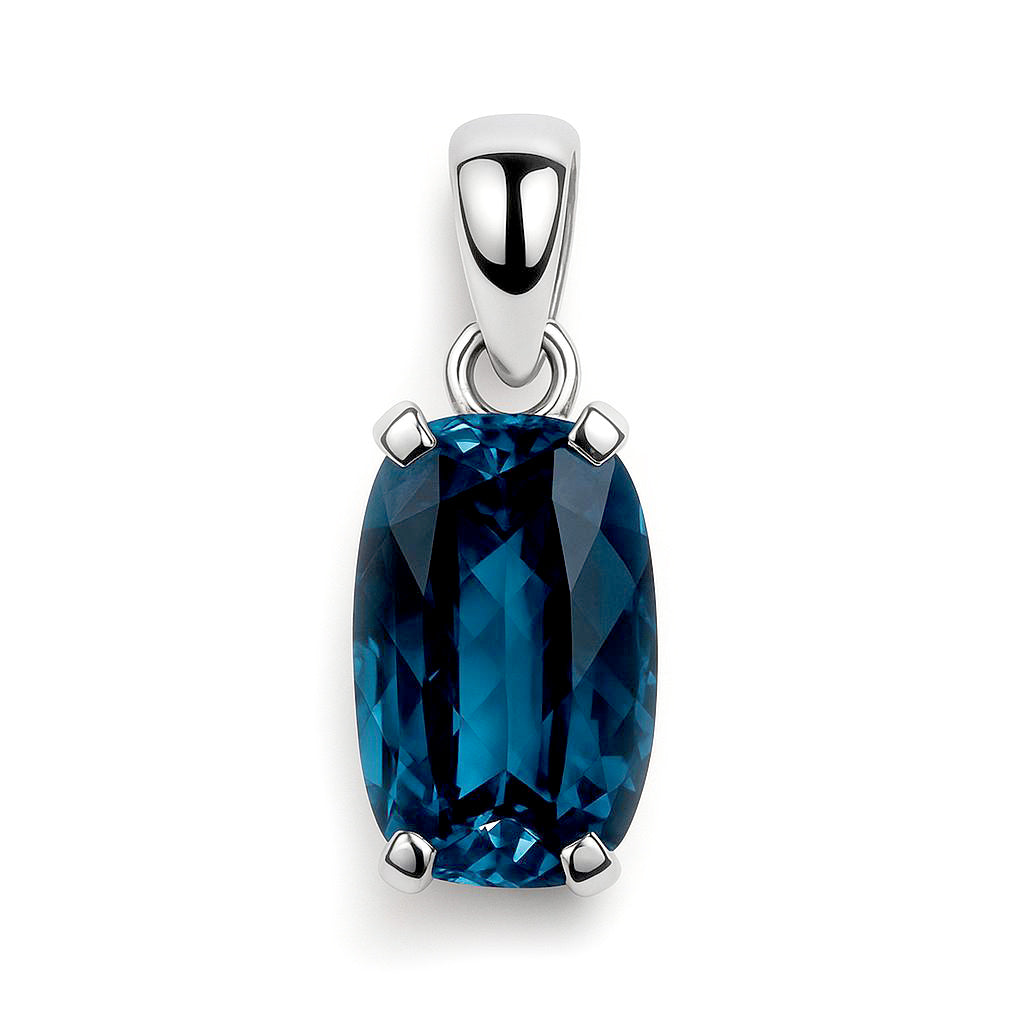 Pendant Swiss Blue Topaz Pendants CODE-1195