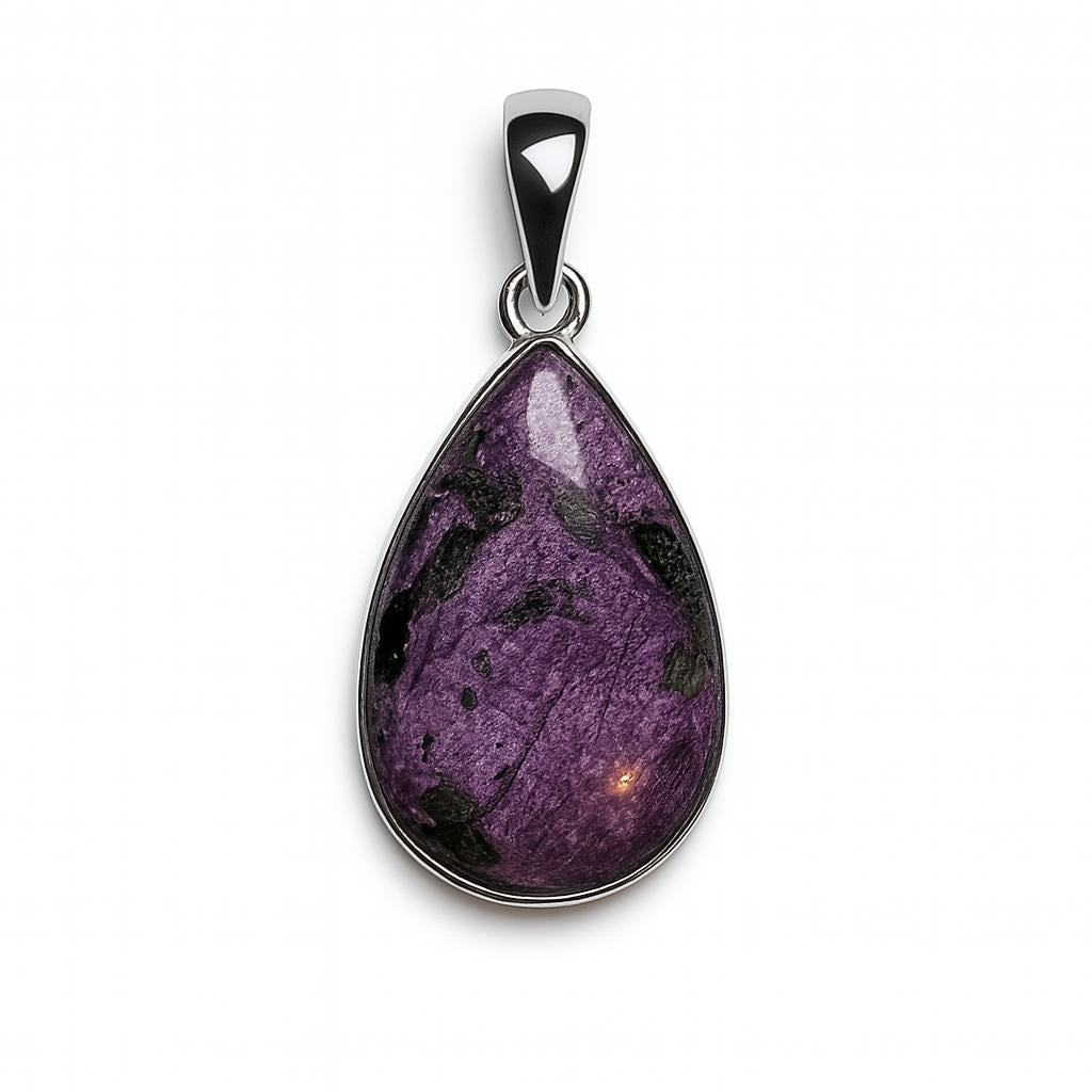 Sterling Silver Pendant Purpurite