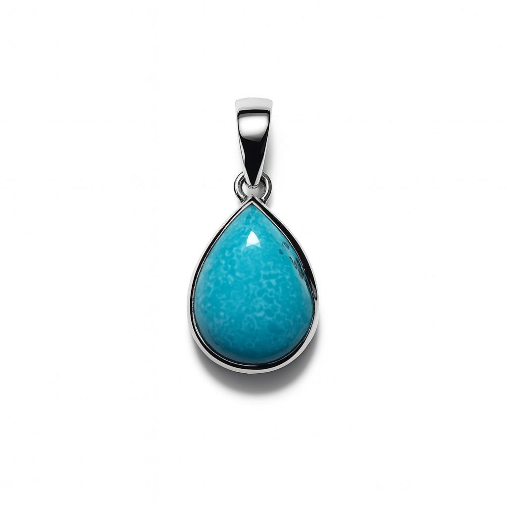 Sterling Silver Pendant Turquoise IGP-475