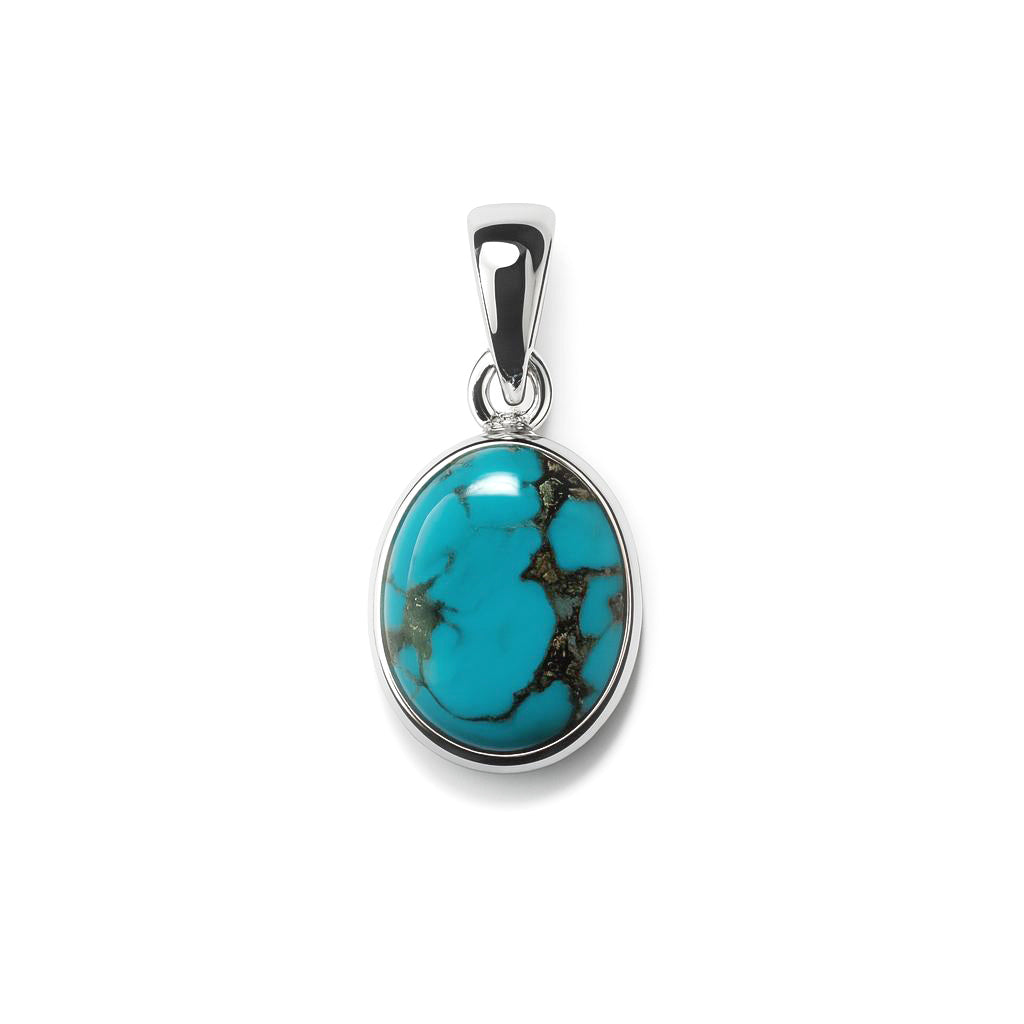 Sterling Silver Pendant Turquoise IGP-719