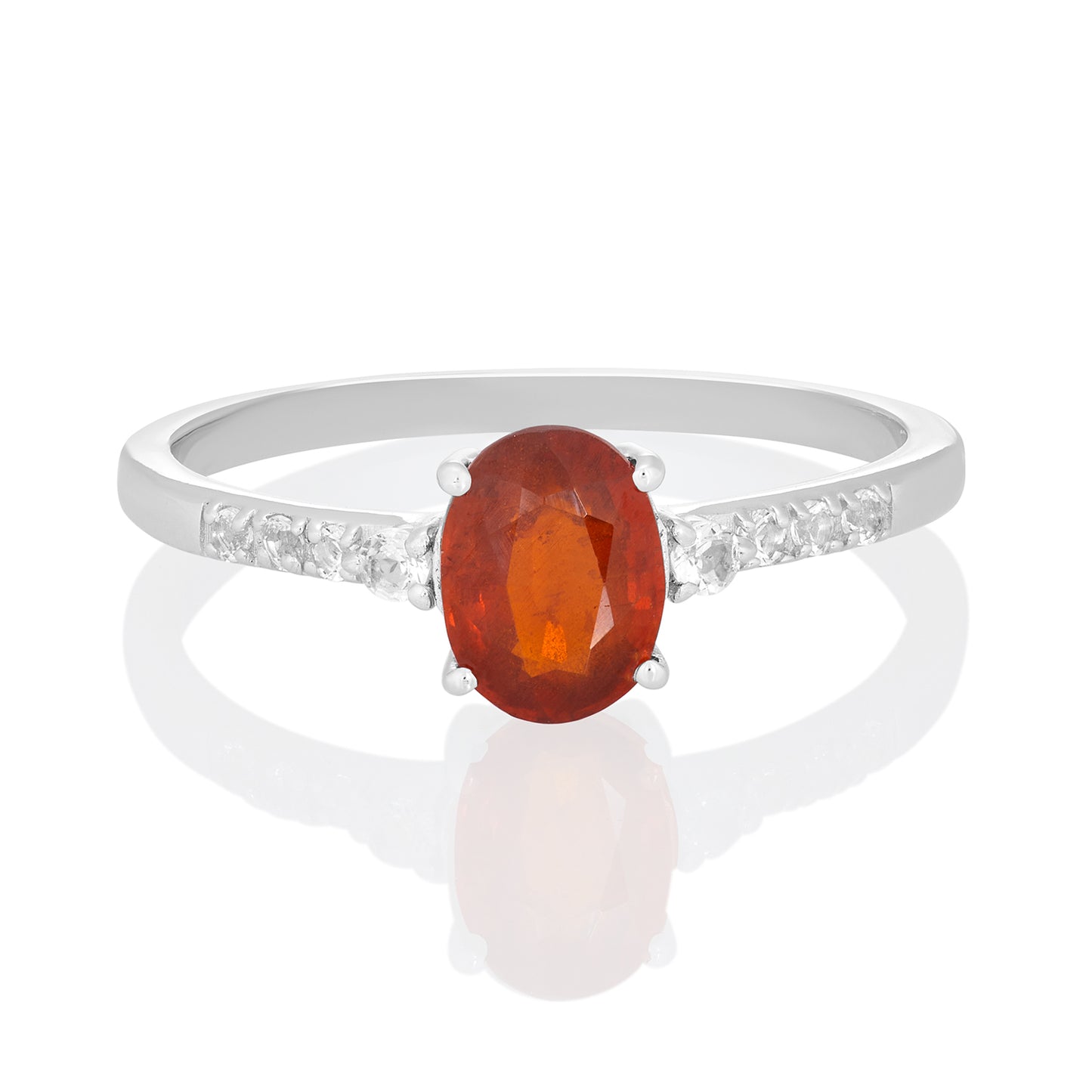 Sterling Silver Ring Orange Kyanite IGR-2209 Size 6