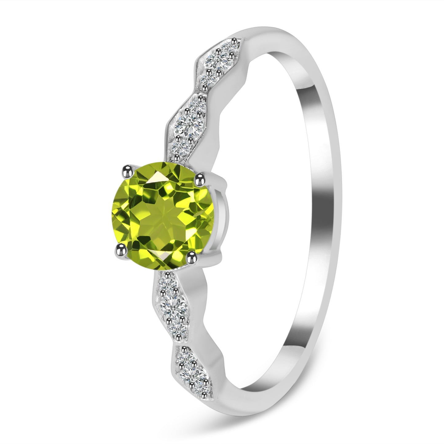 Sterling Silver Ring Peridot IGR-2288 Size 5