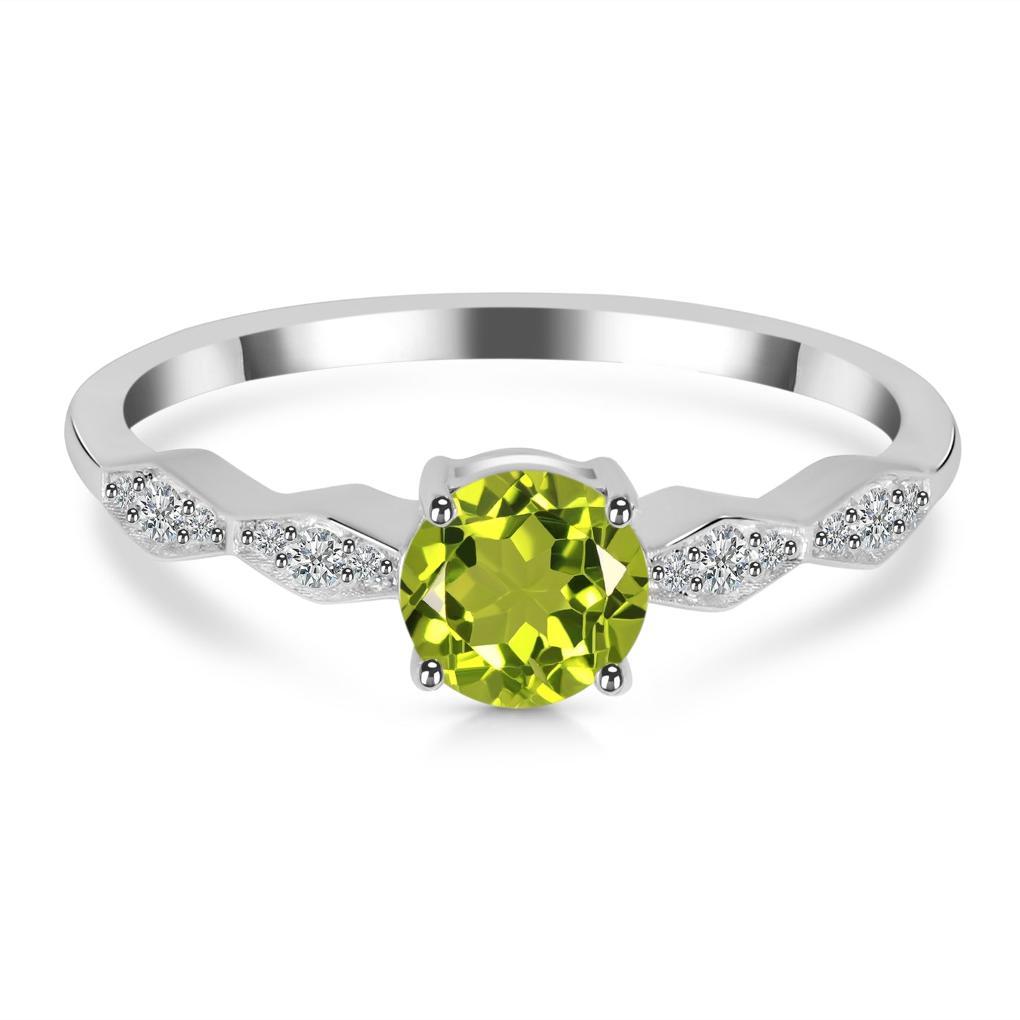 Sterling Silver Ring Peridot IGR-2288 Size 7