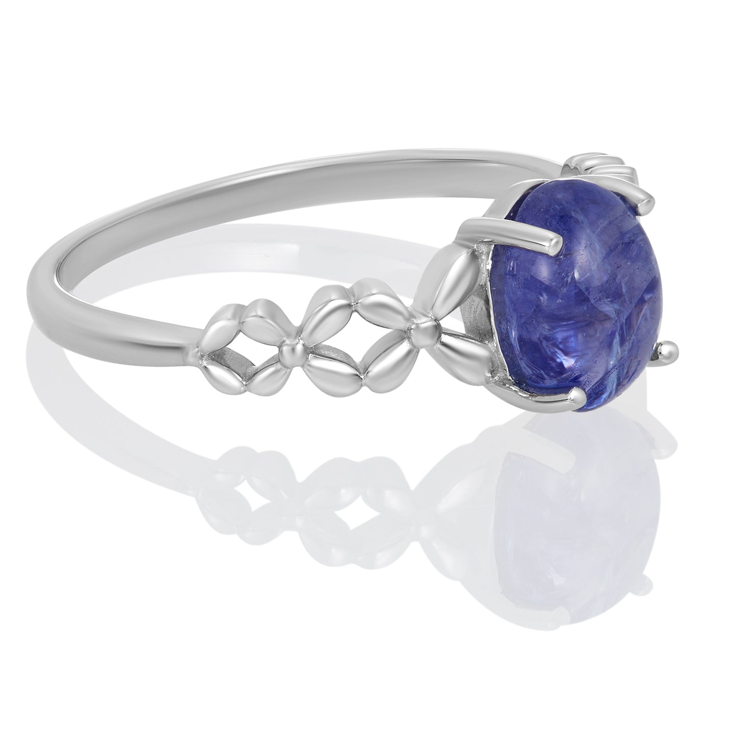 Sterling Silver Ring Tanzanite IGR-1998 Size 8