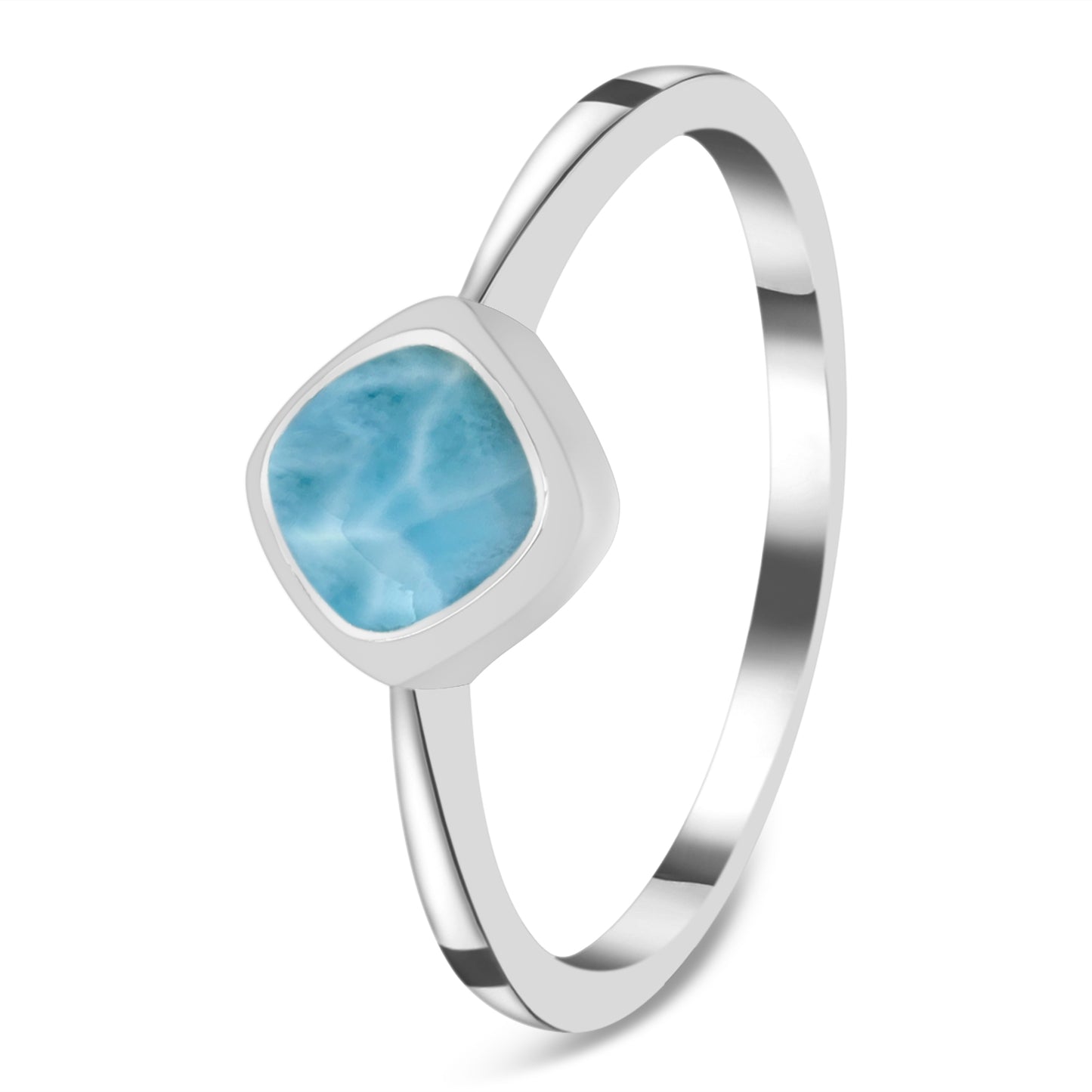 Sterling Silver Ring Larimar IGR-2547 Size 7