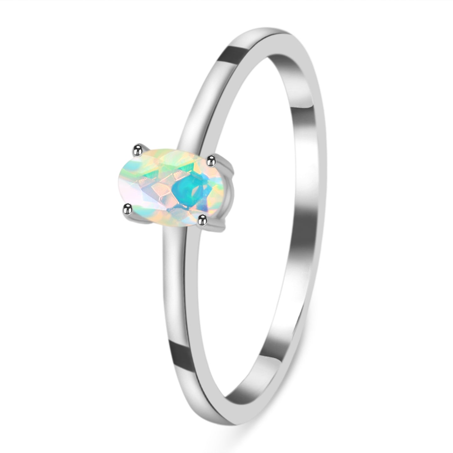 Sterling Silver Ring Opal IGR-2499 Size 7